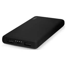 TTEC Внешний аккумулятор PowerSlim S 10.000mAh Powerbank (12 in Display Box). Цвет: черный