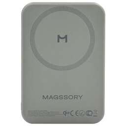 MAGSSORY Внешний аккумулятор (Power Bank) PBN012, 5000мAч, черный
