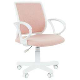 Chairman KIDS 112, ткань букле barni, зефир, пластик белый (00-07197276)