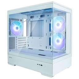 ZALMAN Корпус MiniTower P30 AIR White (mATX, без БП, window, 2x140mm ARGB, rear 1x140mm, USB3.2 Type-A + USB3.2 Type-C) ( P30 AIR White)