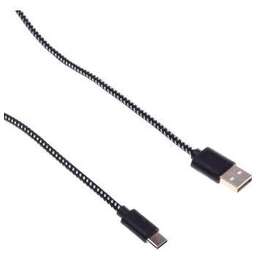 BURO Кабель Braided BHP RET TYPEC1 USB (m)-USB Type-C (m) 1м