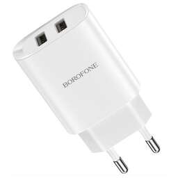 BOROFONE (6931474741165) BN2 White СЗУ 2USB 2.1A