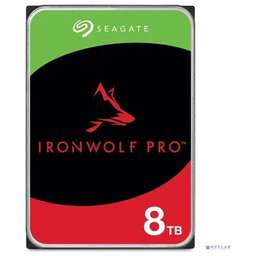 SEAGATE 8TB Ironwolf Pro (ST8000NT001) {SATA 6.0Gb/s, 7200 rpm, 256mb buffer, 3.5", для NAS}