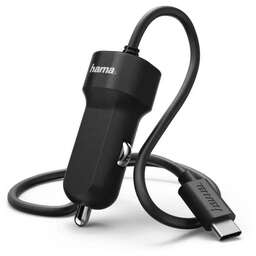 HAMA Автомобильное зар./устр. H-173618 15W 3A (PD) универсальное черный (00173618)