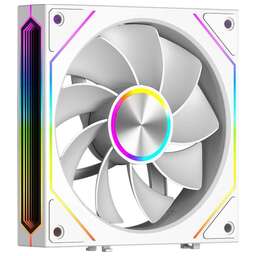 PCCOOLER Вентилятор F3 X120R WH Reverse, 120мм, 4-pin, 1800об/мин, 15 - 28.4 дБ, ARGB, белый, Ret [f3x12r-bkac112-gl]