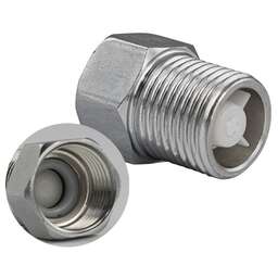 МАК - Обратный клапан 1/2 ", из нержавеющей стали, цвет ХРОМ. 25312-CR