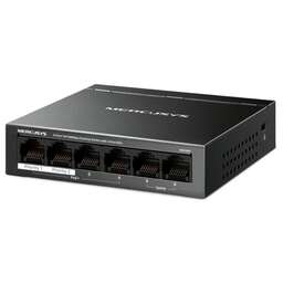 MERCUSYS Коммутатор MS106P (L2) 6x100Мбит/с 4PoE+ 67W неуправляемый