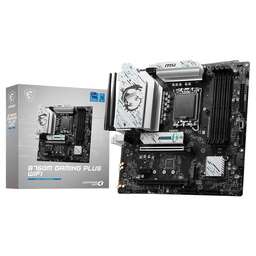 MSI Материнская плата B760M GAMING PLUS WIFI B760, LGA1700, 4*DDR5, 2*PCIEx16, 1*PCIEx1, 2*M.2, 1*TypeC, 2*USB3.2Gen2, 6*USB3.2Gen1, 6*USB2.0, 4*SATA3.0, 2.5G, 2*DP, 2*HDMI, M-ATX, RTL