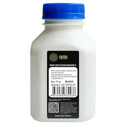 CACTUS Тонер CS-THP10-70 черный флакон 70гр. для принтера CF218A/CF230A/CF230X/CF233A/CRG-047/CRG-051( MR VER)