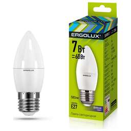 ERGOLUX (13299) LED-C35-7W-E27-6K