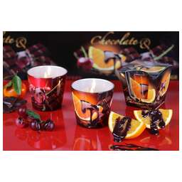 BARTEK Фрукты в шоколаде (CHOKOLATE) (90*75) в стакане
