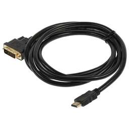 NONAME Кабель DVI HDMI (m) (прямой) - DVI-D (m) (прямой), 2м, черный