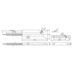SMARTEC Датчик открытия двери/окна ST-DM140NC-SL, серебристый