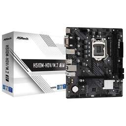 ASROCK Материнская плата H510M-H2/M.2 SE Soc-1200 Intel H470 2xDDR4 mATX AC`97 8ch(7.1) GbLAN+HDMI