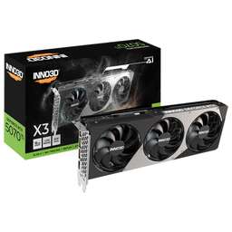 INNO3D Видеокарта RTX5070Ti X3 16GB GDDR7 256bit 3xDP HDMI 3FAN RTL
