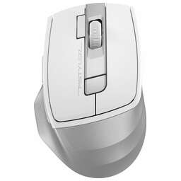 A4TECH Мышь беспроводная Fstyler FG45CS Air, радио, оптическая, USB, 2000dpi, белый и серебристый [fg45cs air usb (silver white)]