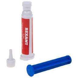 REXANT (09-3688) ФЛЮС-ГЕЛЬ ДЛЯ ПАЙКИ , ПАЯЛЬНАЯ КИСЛОТА, 12 МЛ, ТЕХНО-ШПРИЦ, БЛИСТЕР