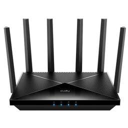 CUDY Wi-Fi роутер WR6500H, BE6500, черный