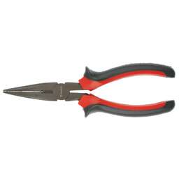 MATRIX Длинногубцы прямые Black Nickel, 180 мм, двухкомпонентные рукоятки 17160