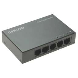 OSNOVO Коммутатор SW-5G (L2) 5x1Гбит/с неуправляемый