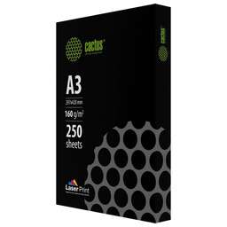 CACTUS Бумага CS-LPA3160250 A3 марка A/160г/м2/250л./белый CIE170% для лазерной печати