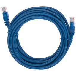 REXANT Патч-корд U/UTP, CAT 5e, RJ45-RJ45, 26AWG, LSZH, синий, 5м