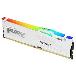 KINGSTON Модуль памяти 16GB FURY Beast White RGB DDR5 DIMM 5600