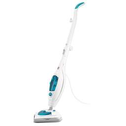 KITFORT Швабра паровая КТ-3908 1300Вт белый/бирюзовый