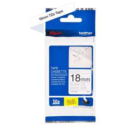 BROTHER Картридж ленточный TZESE4 черный на белом 18x8 для P-Touch