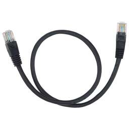 BURO Патч-корд UTP 4 пары cat.5E CCA molded 0.5м черный RJ-45 (m)-RJ-45 (m)