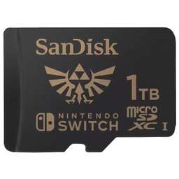 SANDISK Карта памяти microSDXC UHS-I card for Nintendo Switch 1TB. Цвет: черный