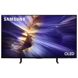 SAMSUNG 48" Телевизор QE48S90FAEXRU OLED, 4K Ultra HD, СМАРТ ТВ, Tizen OS, черный графит