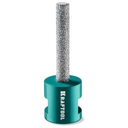 KRAFTOOL VS DIAMOND d 6 мм (М14, 50 мм), Вакуумная алмазная фреза пальчиковая (29810-06)