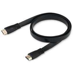 BURO Кабель аудио-видео HDMI 1.4 Flat HDMI (m)/HDMI (m) 1м. черный (BHP HDMI 1)