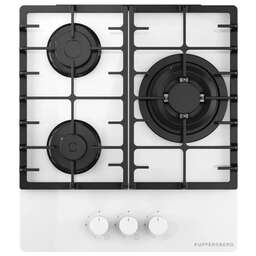 KUPPERSBERG Газовая варочная панель Hi-tech FG 46 W, 3 конфорки, закаленное стекло, белый