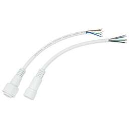 REXANT Соединительный кабель (5pin) герметичный (IP67) 5х0.5мм² белый