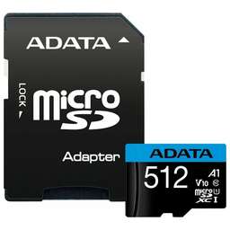 ADATA Карта памяти MICRO SDXC 512GB AUSDX512GUICL10A1-RA1