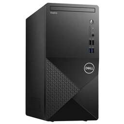 DELL Компьютер Vostro 3910 Tower Intel Core i3 12100, DDR4 8ГБ, 1ТБ, 256ГБ(SSD), Intel UHD Graphics 730, с ODD, CR, Windows 11 Pro, черный [3910-3410]