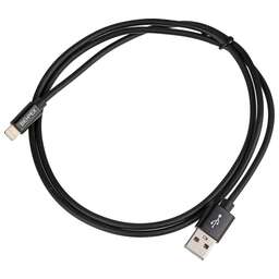 NONAME Кабель Lightning (m) - USB (m), 1м, 2.4A, черный