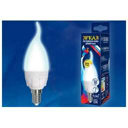 UNIEL (UL-00004298) LED-CW37 7W/4000K/E14/FR/DIM PLP01WH