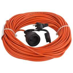 ЭРА Удлинитель силовой UPx-1-2x0.75-30m-IP44 (Б0043038) 2x0.75кв.мм 1розет. 30м ПВС 6A без катушки оранжевый