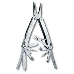 VICTORINOX Мультитул SwissTool Spirit X Plus Ratchet (3.0236.N) 105мм 36функц. чехол нейлоновый серебристый карт.коробка