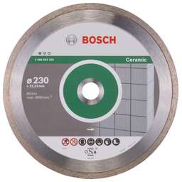 BOSCH Диск отрезной по керам. Standard for Ceramic (2608602205) d=230мм d(посад.)=22.23мм (угловые шлифмашины)