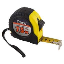 PARK Рулетка с фиксатором ПВХ корпус, 7,5 мх24 мм