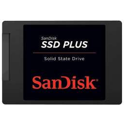 SANDISK Флеш-накопитель 2.5" SATA SSD Plus 480Gb. Цвет: черный