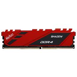 NETAC Оперативная память Shadow NTSDD4P36SP-08R DDR4 - 1x 8ГБ 3600МГц, DIMM, Red, Ret