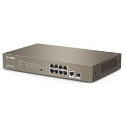 IP-COM Коммутатор G5310P-8-150W (L3) 8x1Гбит/с 1xКомбо(1000BASE-T/SFP) 1SFP 8PoE 130W управляемый
