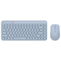 A4TECH Клавиатура + мышь Fstyler FG3200 Air2 клав:синий мышь:синий USB беспроводная slim Multimedia