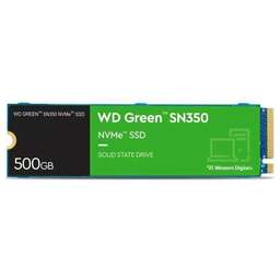WD SSD накопитель Green SN350 S500G2G0C 500ГБ, M.2 2280, PCIe 3.0 x4, NVMe, M.2