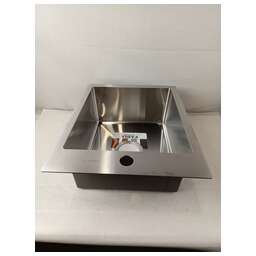 FABIA PROFI 40503 Мойка врезная 40х50см толщина 3,0х0,8 мм,глубина 200мм+ большой сифон с переливом+корзина (8750073)